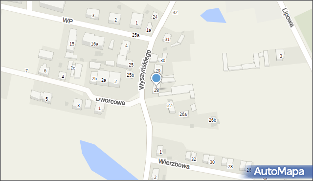 Kwilcz, Wyszyńskiego Stefana, ks. kard., 28, mapa Kwilcz