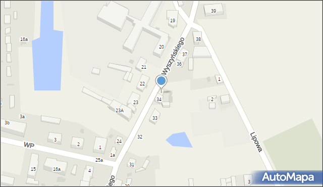 Kwilcz, Wyszyńskiego Stefana, ks. kard., 35, mapa Kwilcz