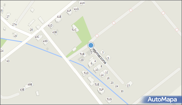 Legionowo, Wymarzona, 2, mapa Legionowo