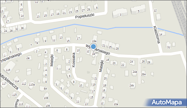 Leżajsk, Wyspiańskiego Stanisława, 14, mapa Leżajsk