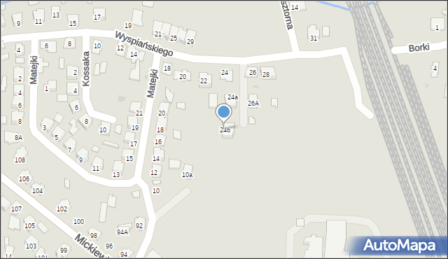Leżajsk, Wyspiańskiego Stanisława, 24b, mapa Leżajsk