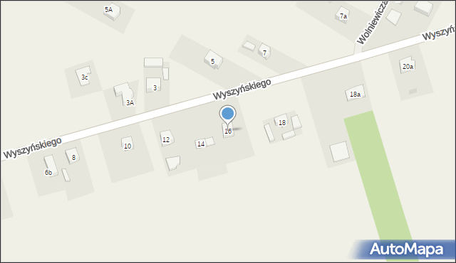 Licheń Stary, Wyszyńskiego Stefana, ks. kard., 16, mapa Licheń Stary