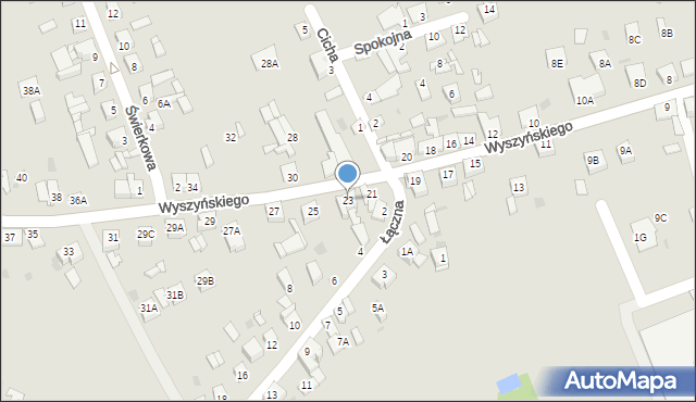 Lipno, Wyszyńskiego Stefana, ks. kard., 23, mapa Lipno