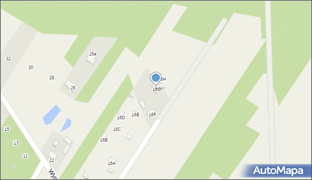 Lipowo, Wypoczynkowa, 16G, mapa Lipowo