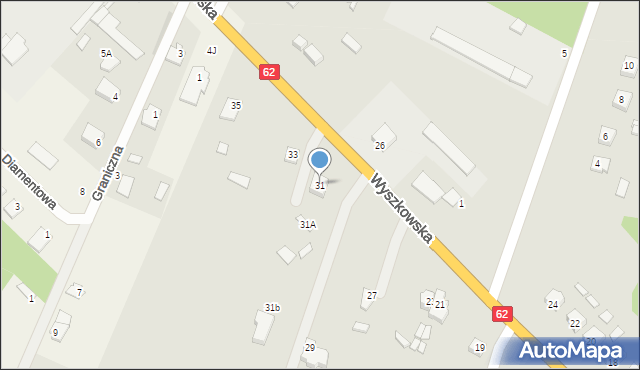 Łochów, Wyszkowska, 31, mapa Łochów