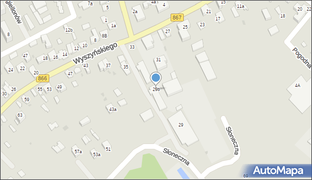 Lubaczów, Wyszyńskiego Stefana, ks. kard., 29b, mapa Lubaczów