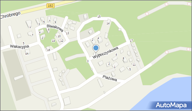 Lubasz, Wypoczynkowa, 1, mapa Lubasz