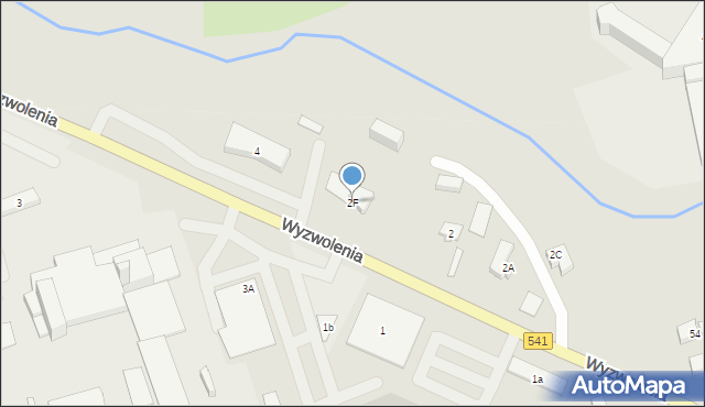 Lubawa, Wyzwolenia, 2F, mapa Lubawa