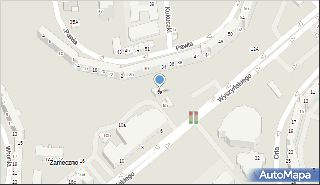 Lubin, Wyszyńskiego Stefana, ks. prym. kard., 6a, mapa Lubin