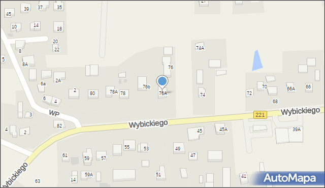 Lublewo Gdańskie, Wybickiego Józefa, gen., 76A, mapa Lublewo Gdańskie