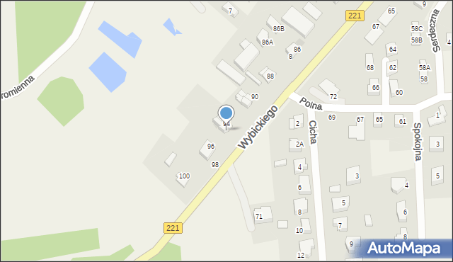 Lublewo Gdańskie, Wybickiego Józefa, gen., 94a, mapa Lublewo Gdańskie