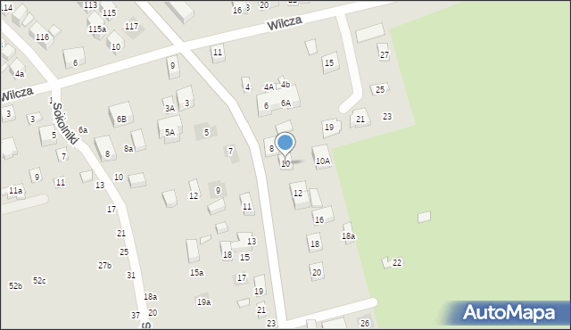 Lublin, Wyzwolenia, 10, mapa Lublina