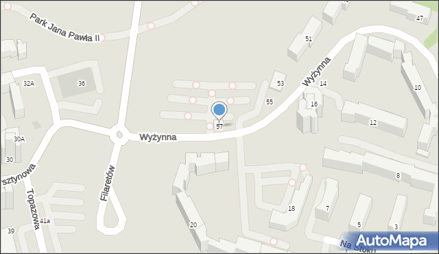 Lublin, Wyżynna, 57, mapa Lublina