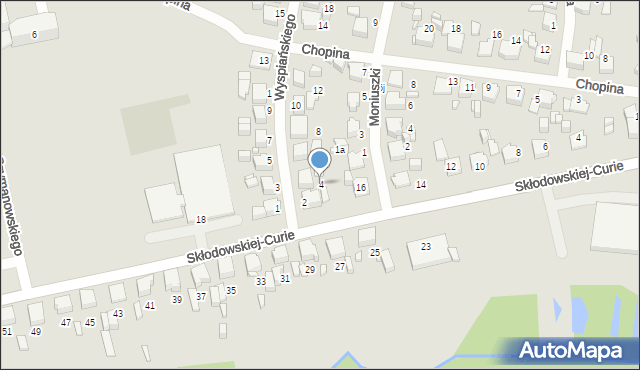 Lubliniec, Wyspiańskiego Stanisława, 4, mapa Lubliniec