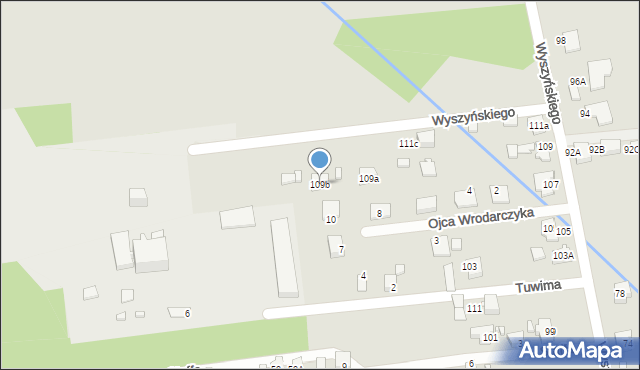 Lubliniec, Wyszyńskiego Stefana, ks. kard., 109b, mapa Lubliniec