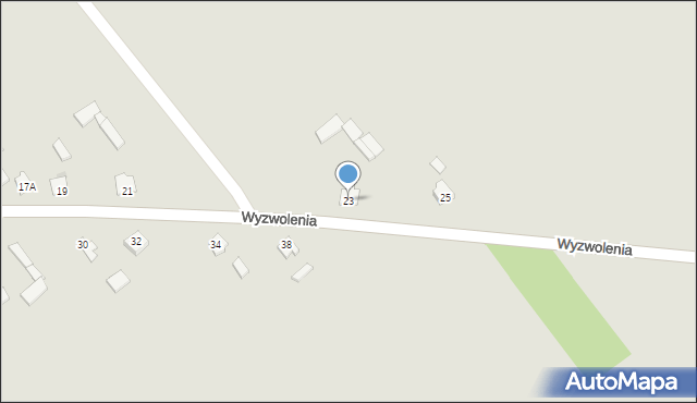 Lubowidz, Wyzwolenia, 23, mapa Lubowidz