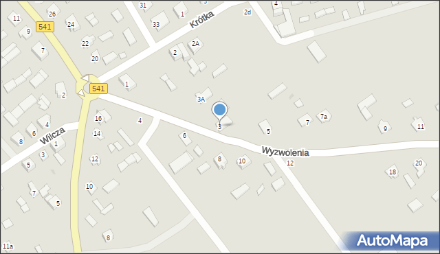 Lubowidz, Wyzwolenia, 3, mapa Lubowidz