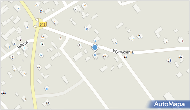 Lubowidz, Wyzwolenia, 8, mapa Lubowidz