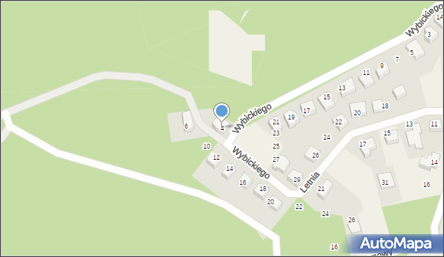 Luzino, Wybickiego Józefa, gen., 4, mapa Luzino