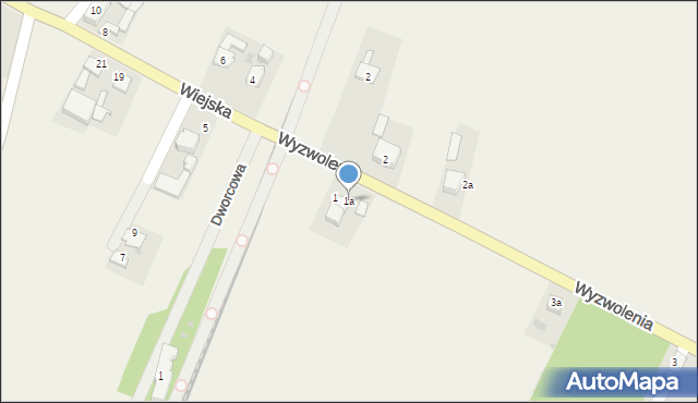 Maciowakrze, Wyzwolenia, 1a, mapa Maciowakrze