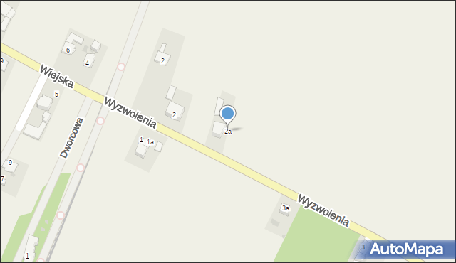 Maciowakrze, Wyzwolenia, 2a, mapa Maciowakrze