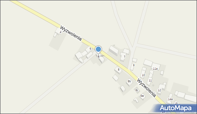 Maciowakrze, Wyzwolenia, 6, mapa Maciowakrze