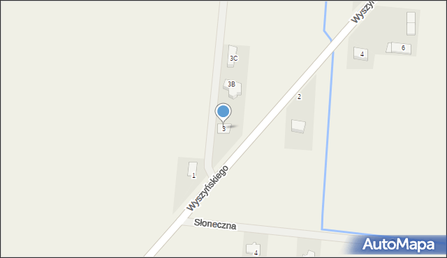 Małopole, Wyszyńskiego Stefana, ks. kard., 3, mapa Małopole