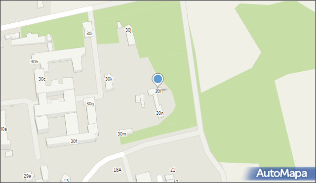 Miastko, Wybickiego Józefa, gen., 30l, mapa Miastko