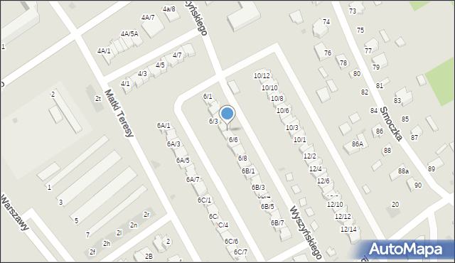 Mielec, Wyszyńskiego Stefana, ks. kard., 6/5, mapa Mielca