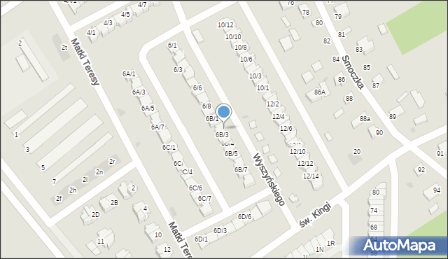 Mielec, Wyszyńskiego Stefana, ks. kard., 6B/2, mapa Mielca