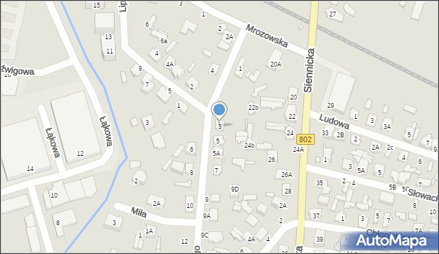 Mińsk Mazowiecki, Wyspiańskiego Stanisława, 3, mapa Mińsk Mazowiecki