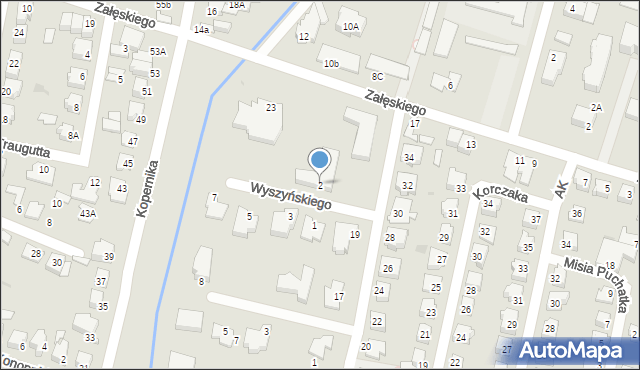 Mława, Wyszyńskiego Stefana, ks. kard., 2, mapa Mława