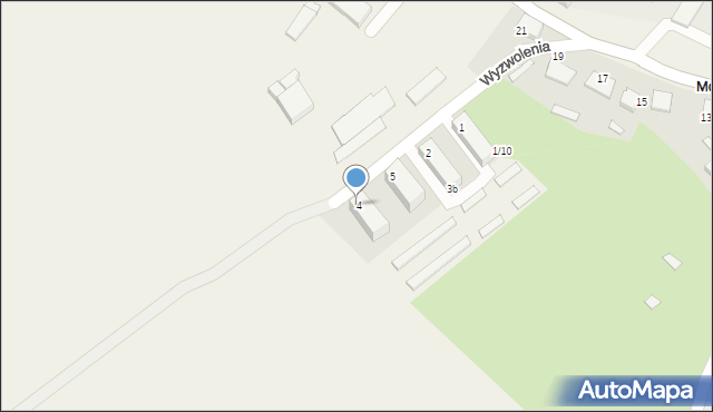 Modzurów, Wyzwolenia, 7, mapa Modzurów