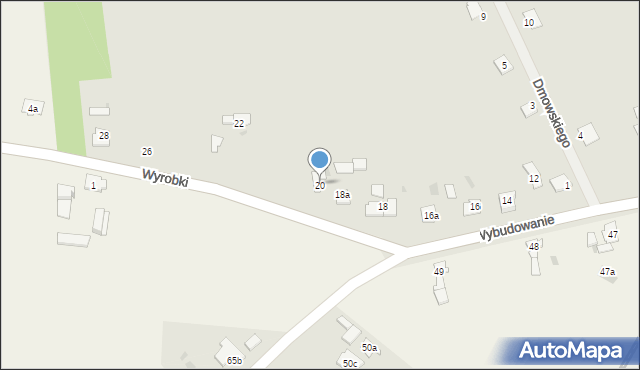 Mogilno, Wybudowanie, 20, mapa Mogilno