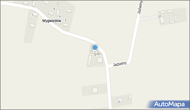 Mokrzesz, Wygwizdów, 2, mapa Mokrzesz