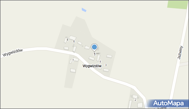 Mokrzesz, Wygwizdów, 5, mapa Mokrzesz