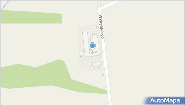 Morzyczyn, Wyszyńskiego Stefana, ks. kard., 1A, mapa Morzyczyn