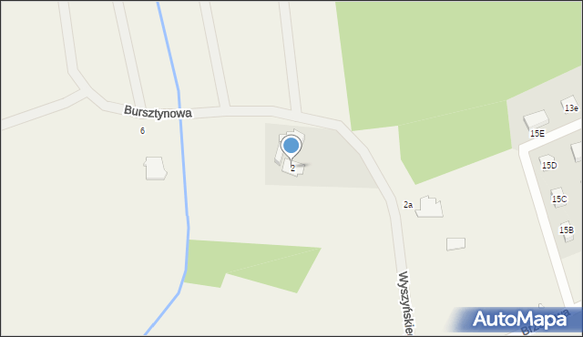 Morzyczyn, Wyszyńskiego Stefana, ks. kard., 2, mapa Morzyczyn