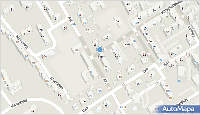 Mysłowice, Wyspiańskiego Stanisława, 23B, mapa Mysłowice