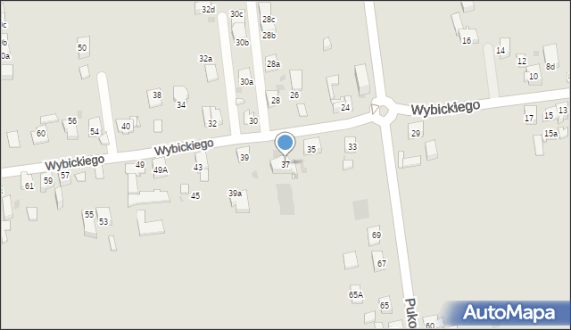 Mysłowice, Wybickiego Józefa, gen., 37, mapa Mysłowice