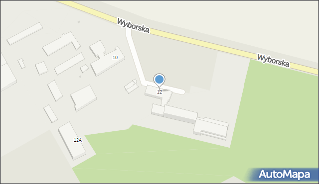 Nidzica, Wyborska, 12, mapa Nidzica