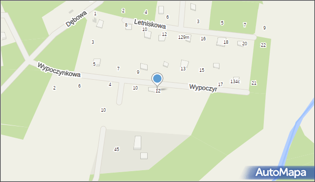 Niepoczołowice, Wypoczynkowa, 12, mapa Niepoczołowice