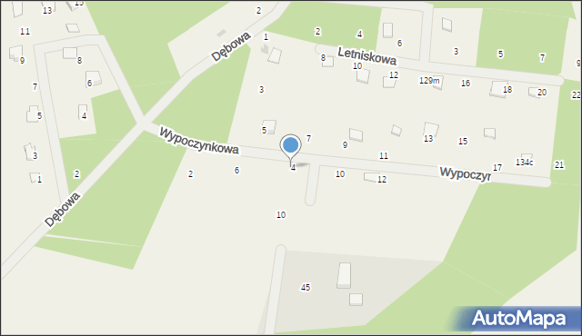 Niepoczołowice, Wypoczynkowa, 8, mapa Niepoczołowice