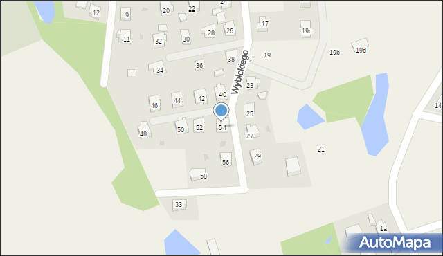 Nowa Karczma, Wybickiego Józefa, gen., 54, mapa Nowa Karczma