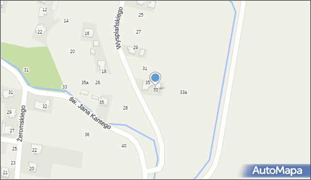 Nowa Wieś, Wyspiańskiego Stanisława, 33, mapa Nowa Wieś