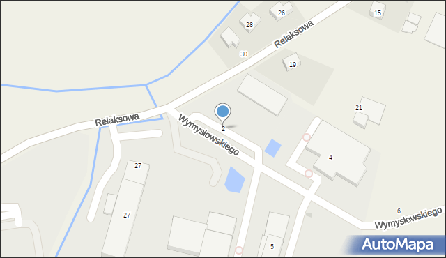 Nowa Wieś Wrocławska, Wymysłowskiego Józefa, 2, mapa Nowa Wieś Wrocławska