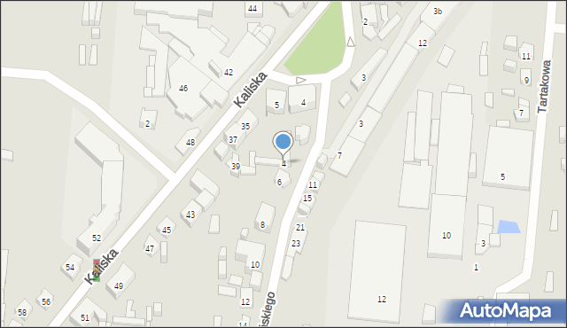 Nowe Skalmierzyce, Wyszyńskiego Stefana, ks. kard., 4, mapa Nowe Skalmierzyce