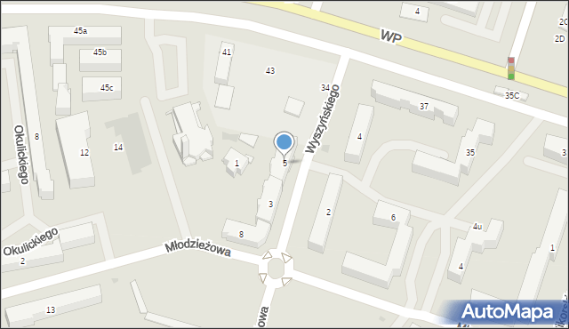 Nowy Dwór Mazowiecki, Wyszyńskiego Stefana, ks. prym. kard., 5, mapa Nowy Dwór Mazowiecki