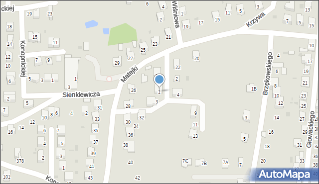 Nowy Wiśnicz, Wyspiańskiego Stanisława, 1, mapa Nowy Wiśnicz