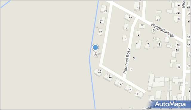 Opole, Wyspiańskiego Stanisława, 19, mapa Opola